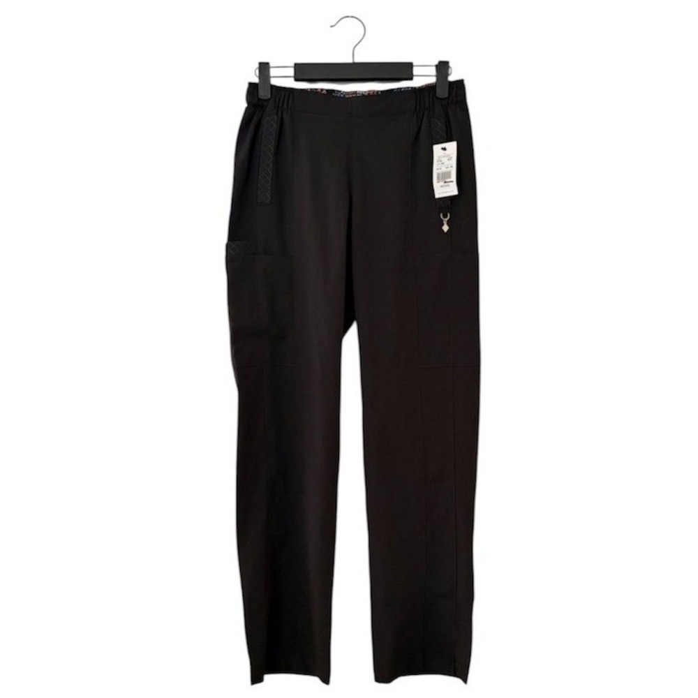 Vera Bradley Halo Black Scrub Pants Petite XSP